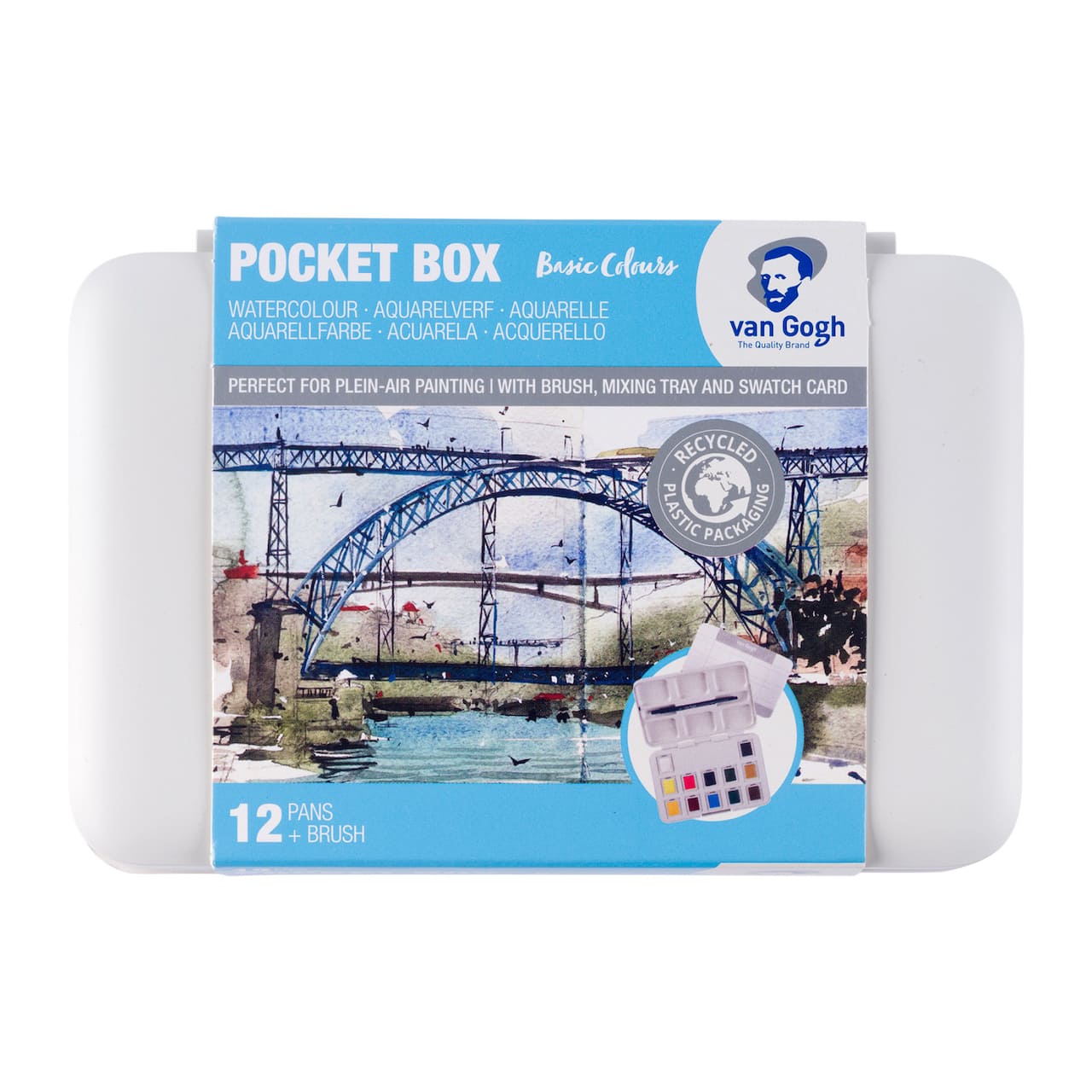 Royal Talens Van Gogh Watercolor Pocket Box Set